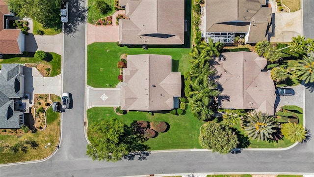 drone / aerial view featuring a residential view