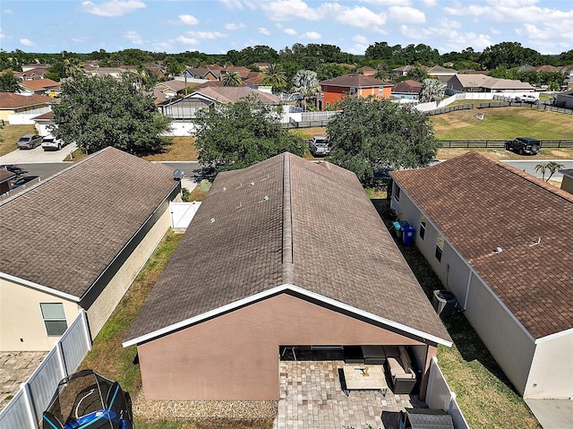 birds eye view of property featuring a residential view