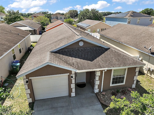 drone / aerial view featuring a residential view