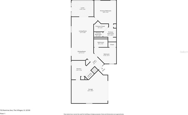 732 Ramirez Ave, The Villages, FL 32159 - view of layout