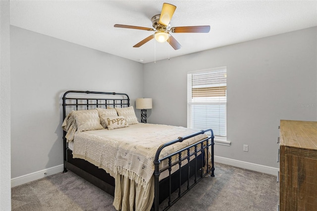 16380 SE 84th Ct, Summerfield, FL 34491 - carpeted bedroom featuring baseboards and a ceiling fan