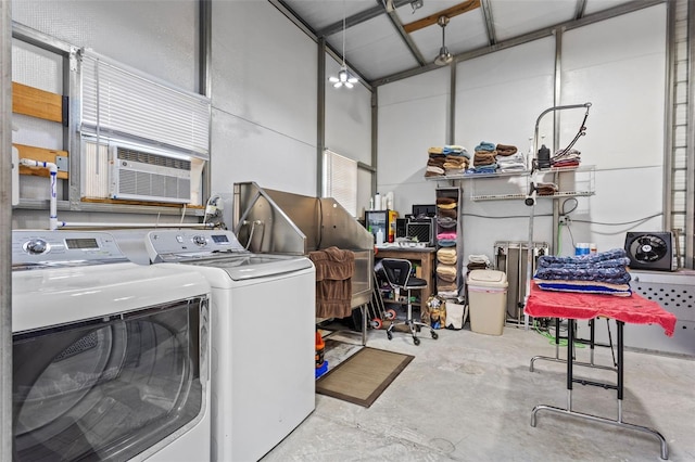 16200 E Shirley Shores Rd, Tavares, FL 32778 - laundry area with washer and clothes dryer