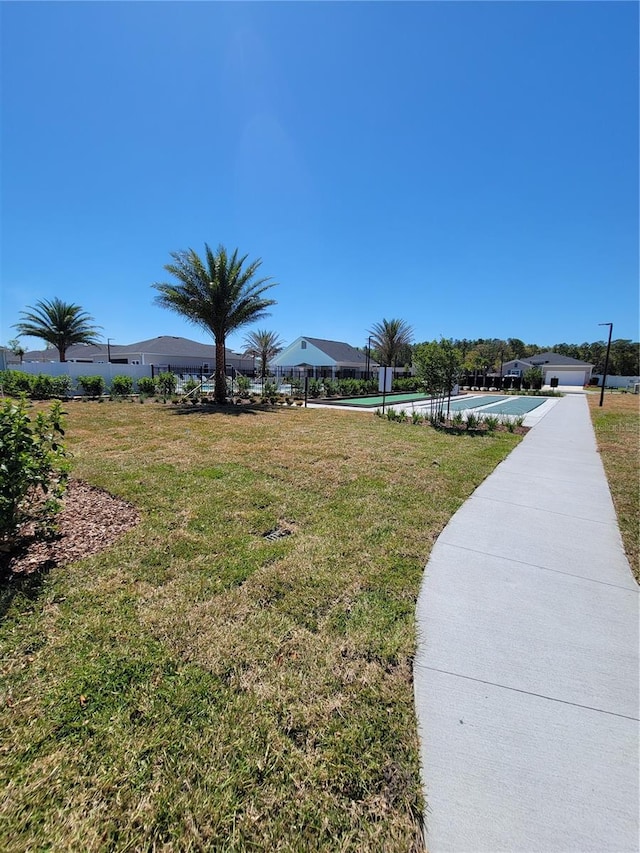 7796 SW 74th Loop, Ocala, FL 34481 - view of yard featuring an outdoor pool
