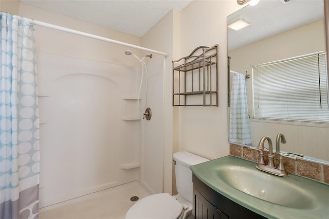1323 Balboa Ct, The Villages, FL 32159 - bathroom featuring toilet, vanity, and a shower with shower curtain