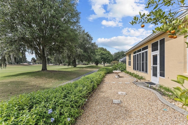 view of yard