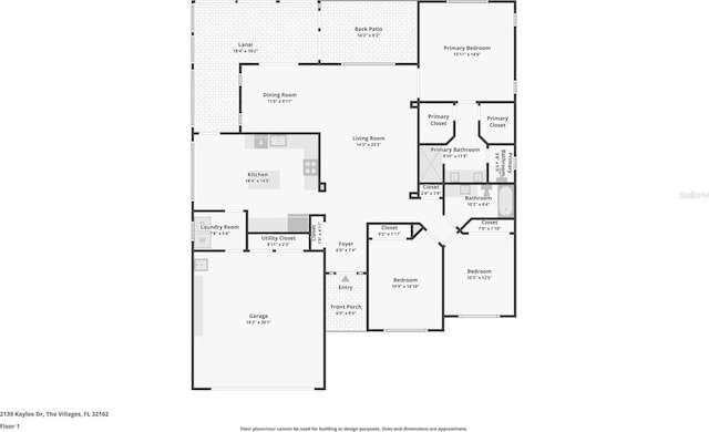 2139 Kaylee Dr, The Villages, FL 32162 - room layout