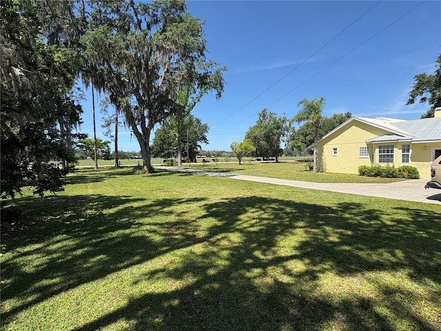 view of yard