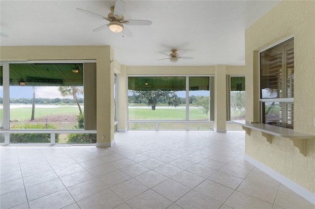 1721 Sunset Ridge Dr, The Villages, FL 32162 - unfurnished sunroom with healthy amount of natural light