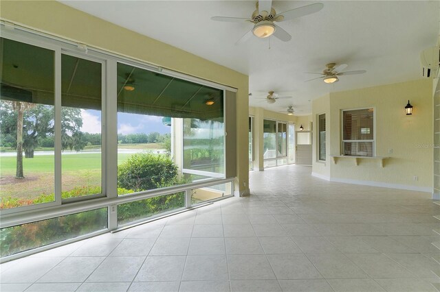 1721 Sunset Ridge Dr, The Villages, FL 32162 - view of unfurnished sunroom