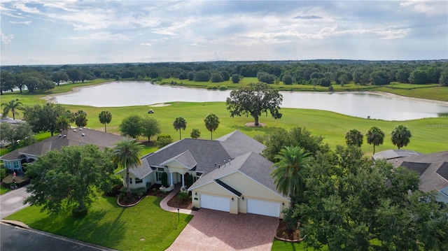 1721 Sunset Ridge Dr, The Villages, FL 32162 - drone / aerial view of a nearby body of water and a local golf course