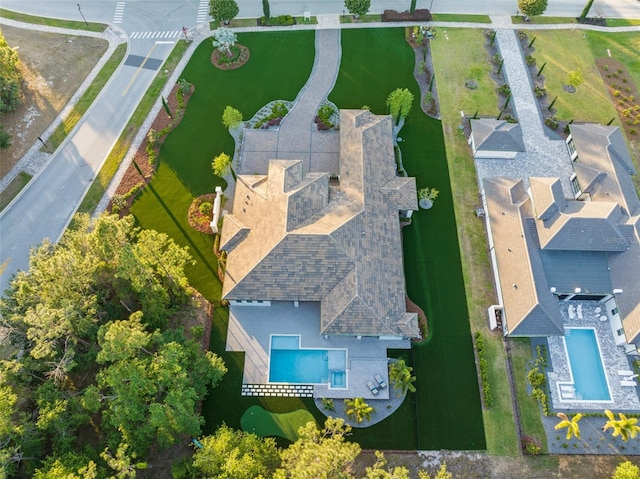 drone / aerial view