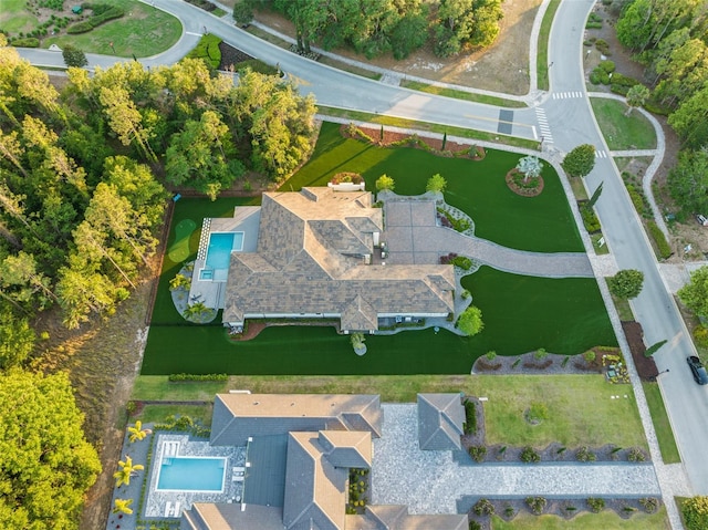 drone / aerial view