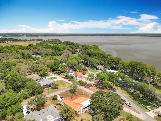 1001 N Lakeshore Blvd, Howey In The Hills, FL 34737 - birds eye view of property featuring a water view