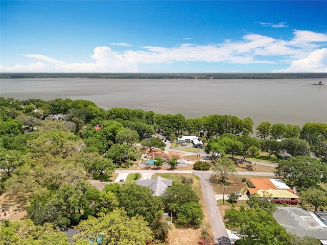 1001 N Lakeshore Blvd, Howey In The Hills, FL 34737 - bird's eye view with a water view