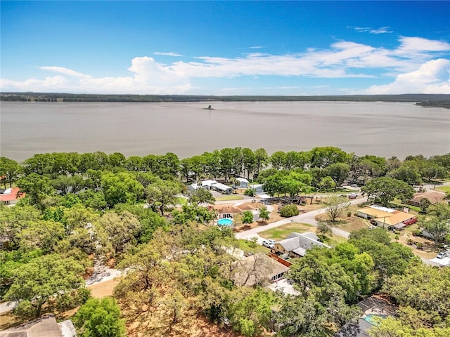 1001 N Lakeshore Blvd, Howey In The Hills, FL 34737 - drone / aerial view featuring a water view