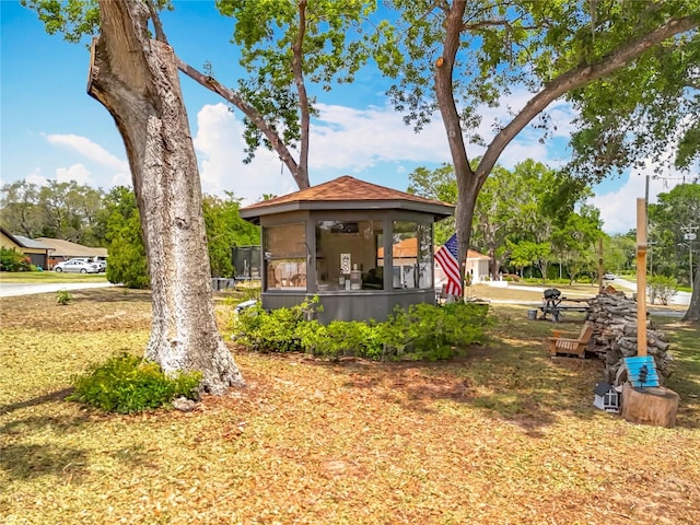 1001 N Lakeshore Blvd, Howey In The Hills, FL 34737 - view of yard