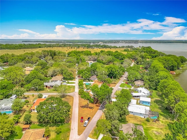 1001 N Lakeshore Blvd, Howey In The Hills, FL 34737 - drone / aerial view with a water view