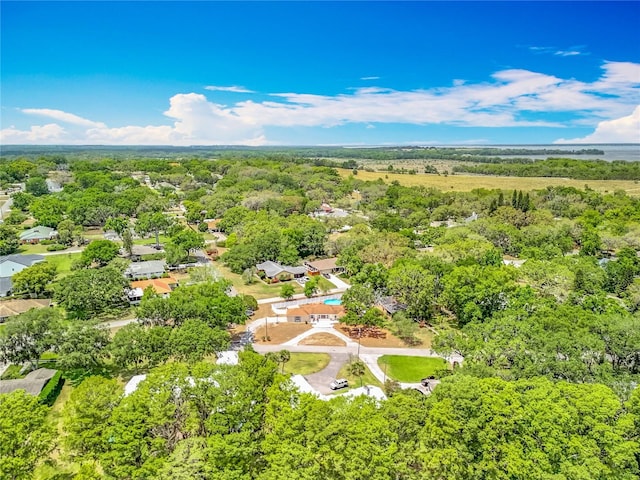 1001 N Lakeshore Blvd, Howey In The Hills, FL 34737 - birds eye view of property with a forest view