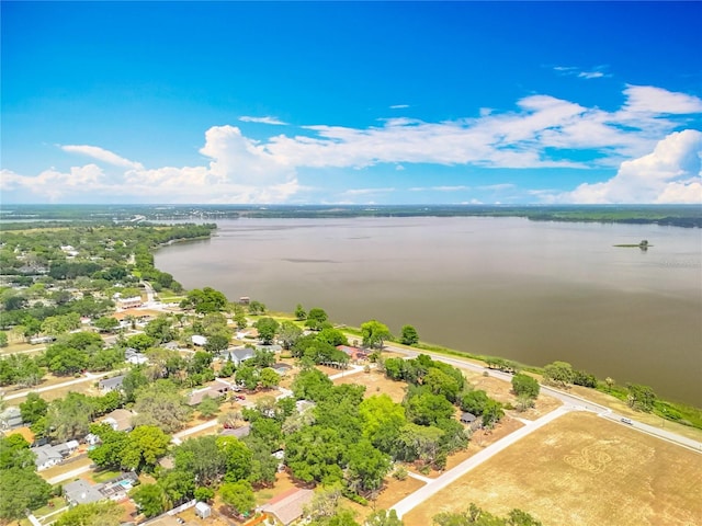 1001 N Lakeshore Blvd, Howey In The Hills, FL 34737 - aerial view featuring a water view