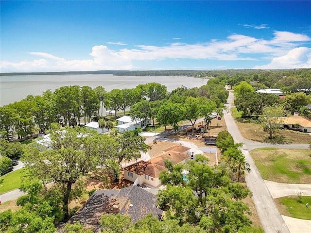 1001 N Lakeshore Blvd, Howey In The Hills, FL 34737 - birds eye view of property featuring a water view