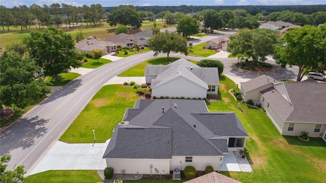 drone / aerial view featuring a residential view