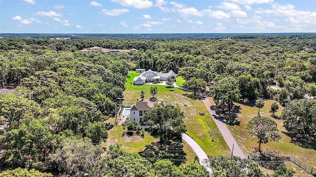 6905 Clayton St, Mount Dora, FL 32757 - view from above of property featuring a forest