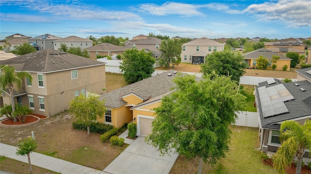 drone / aerial view featuring a residential view