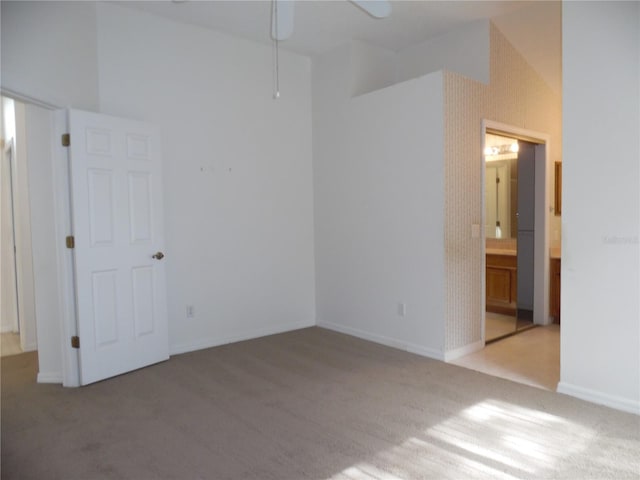 739 Cortez Ave, The Villages, FL 32159 - unfurnished room featuring ceiling fan and light carpet
