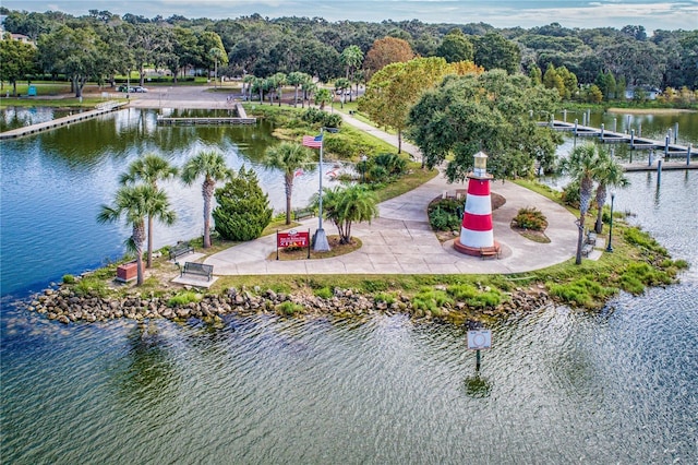 8492 Hartford Way, Mount Dora, FL 32757 - aerial view of a large body of water