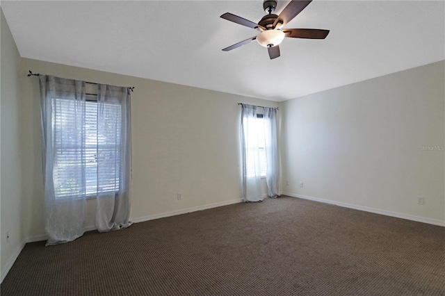 4848 Saint Andrews Arc, Leesburg, FL 34748 - empty room featuring a ceiling fan, baseboards, and carpet floors