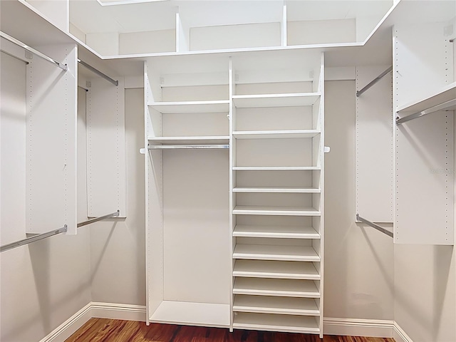 1842 Lake Ridge Dr, The Villages, FL 32162 - walk in closet with wood finished floors