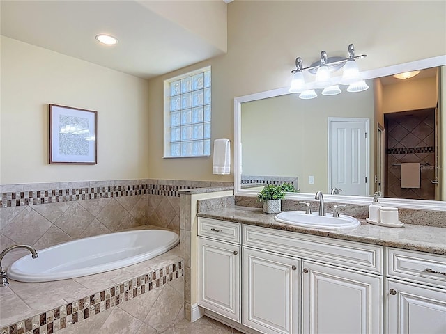 1842 Lake Ridge Dr, The Villages, FL 32162 - full bath with vanity and a bath