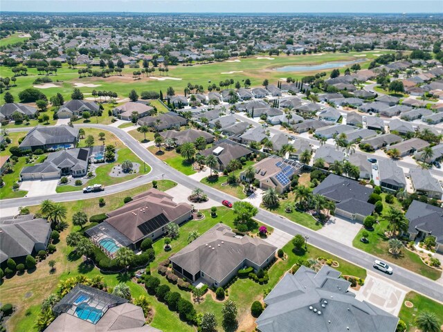 1842 Lake Ridge Dr, The Villages, FL 32162 - aerial view with a residential view, view of golf course, and a water view