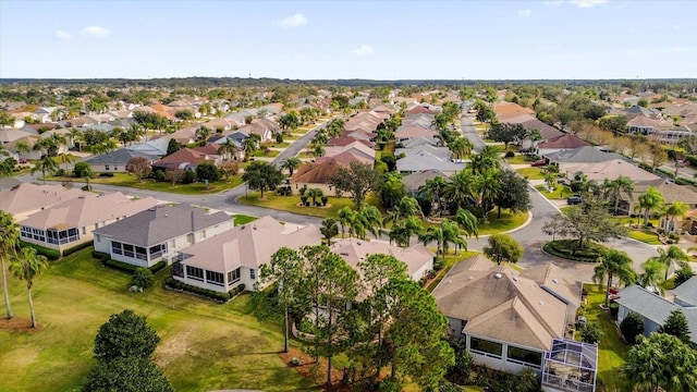 aerial view featuring a residential view