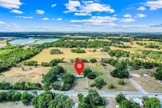 274 W Kings Hwy, Center Hill, FL 33514 - bird's eye view featuring a water view