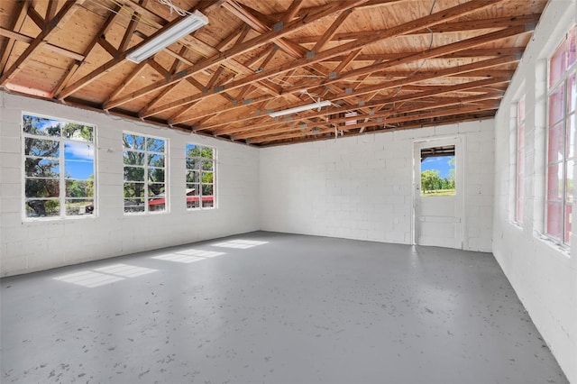 274 W Kings Hwy, Center Hill, FL 33514 - interior space featuring concrete block wall