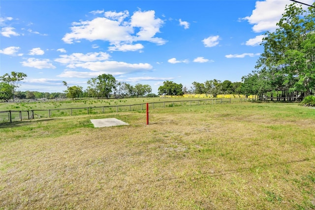 274 W Kings Hwy, Center Hill, FL 33514 - view of yard with fence and a rural view