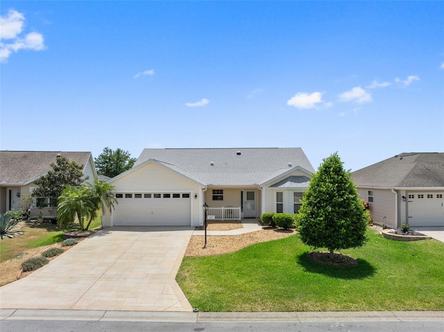 951 Chapman Loop, The Villages, FL 32162 - single story home featuring an attached garage, driveway, and a front yard