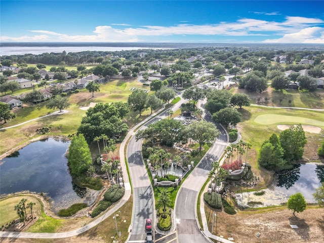 1473 Lakemist Ln, Clermont, FL 34711 - bird's eye view featuring a residential view, view of golf course, and a water view