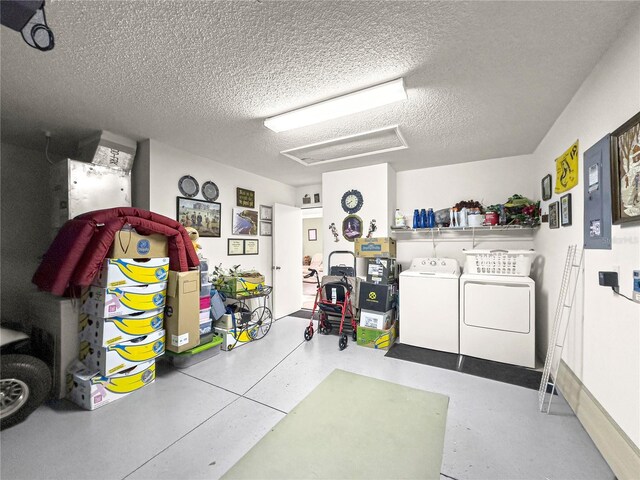 2102 Estevez Dr, Lady Lake, FL 32159 - garage with washer and clothes dryer