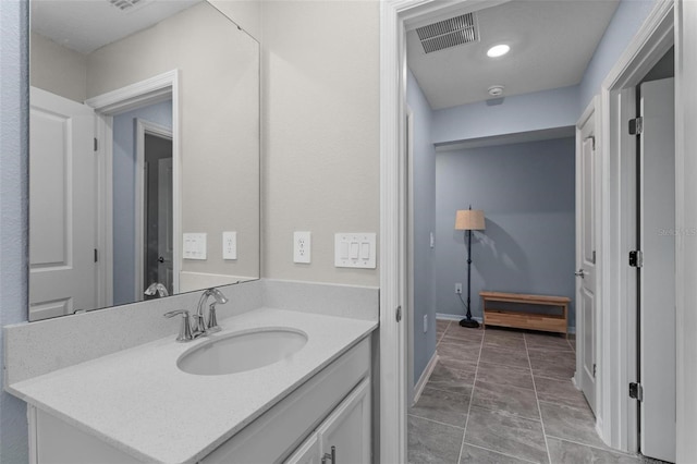 5354 Travertine St, Mount Dora, FL 32757 - bathroom featuring vanity and visible vents