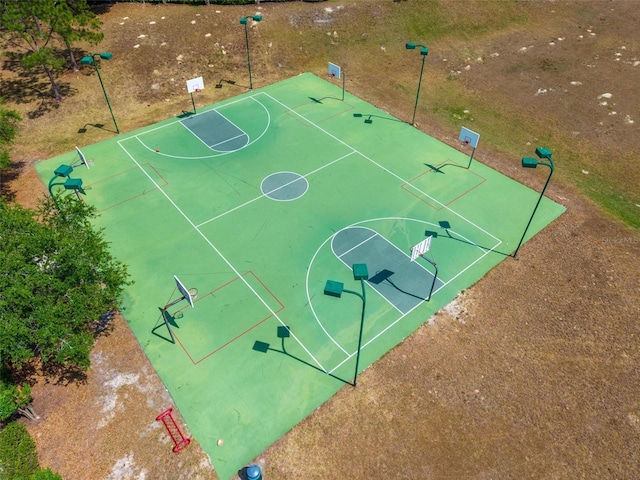 5354 Travertine St, Mount Dora, FL 32757 - view of basketball court with community basketball court