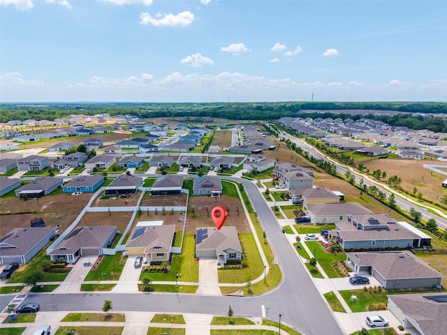 5354 Travertine St, Mount Dora, FL 32757 - birds eye view of property with a residential view