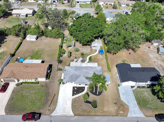 616 Third Ave, Lady Lake, FL 32159 - bird's eye view featuring a residential view