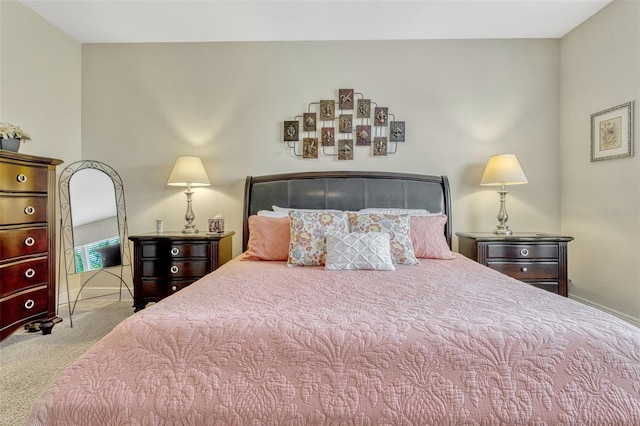 bedroom featuring carpet flooring