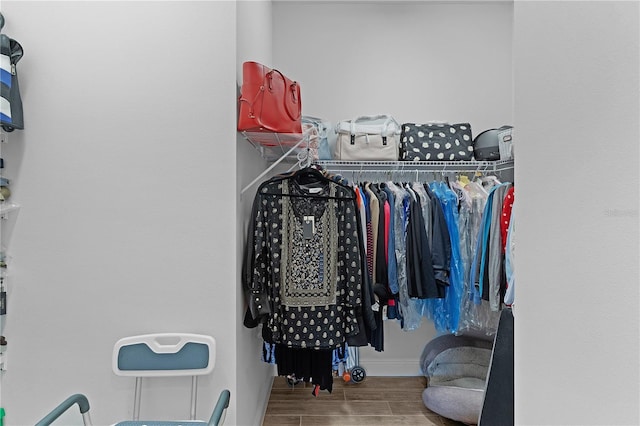 2129 Landrea Loop, The Villages, FL 32163 - spacious closet featuring wood tiled floor