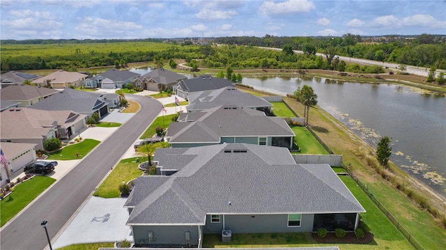 2129 Landrea Loop, The Villages, FL 32163 - bird's eye view with a water view and a residential view