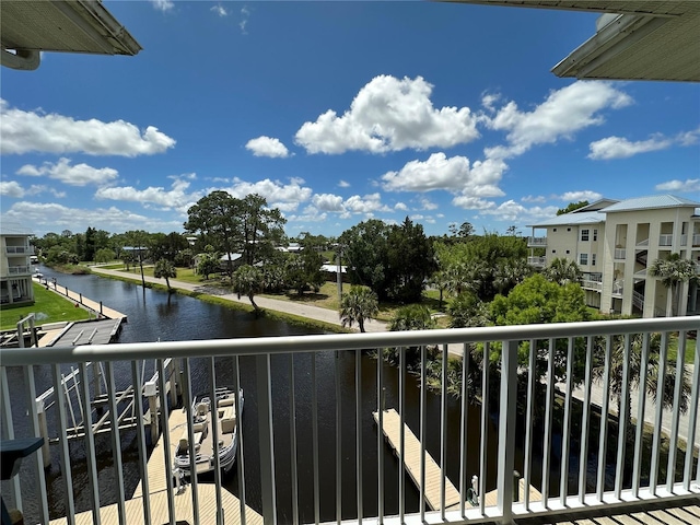 54 SE 910th Ave Unit 210/3, Suwannee, FL 32692 - balcony featuring a water view