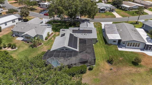 bird's eye view featuring a residential view