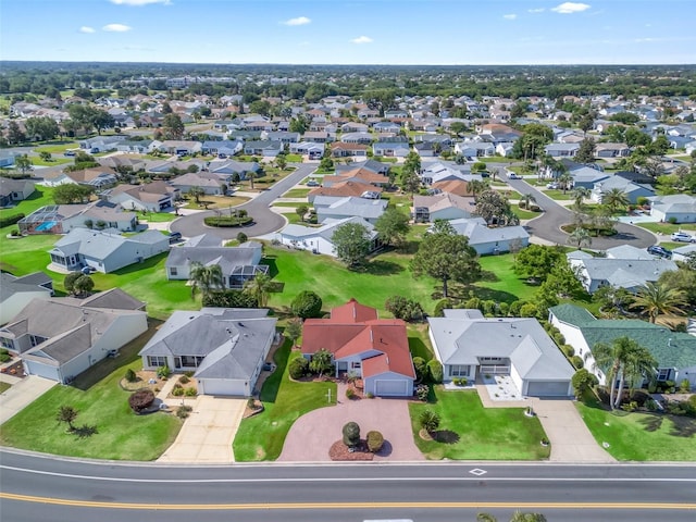 birds eye view of property featuring a residential view
